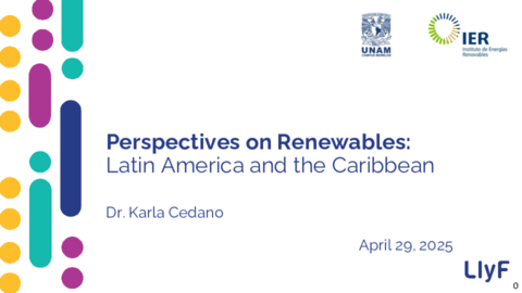 Dr Karla Cedano_Perspectives on Renewables_Latin America and the Caribbean